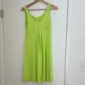 Willow Knit Lime Green Mini Dress
